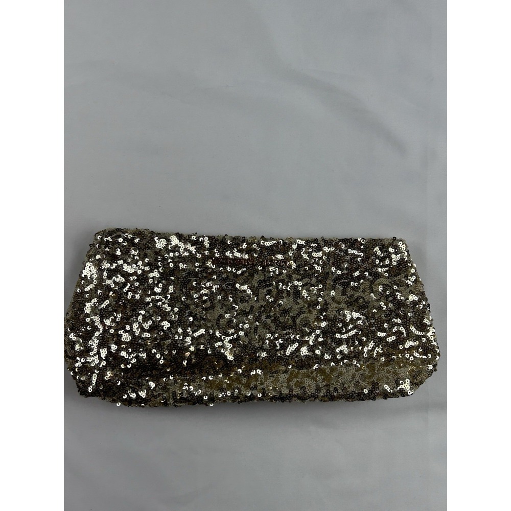 Victoria's Secret Gold Sequinned Clutch/Make up Bag‎ Sparkly Gatsby Style